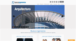 Desktop Screenshot of buscoingenieros.es